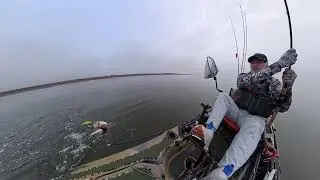 When you get lucky! - Kayak fishing for speckled trout