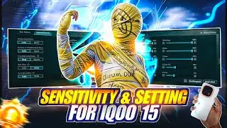 BEST 🔥 SENSITIVITY SETTING For iQOO15 📱 | bgmi Best Sensitivity Control Code - PUBG mobile 