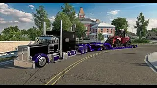 Blades Peterbilt 389/CX11 Next Gen + Pinga's Cozad Lowboy *Cummins ISX - ATS / 4K PNG Logitech G923