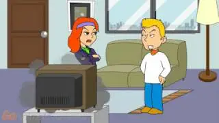 Daphne Breaks the TV/Fred Flips Out