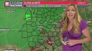 Flood warnings, watches remain in effect across Georgia