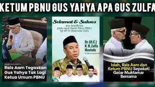 ISLAH MENGANULIR PEMAKZULAN GUS YAHYA? BAGAIMANA PJ KETUM PBNU?