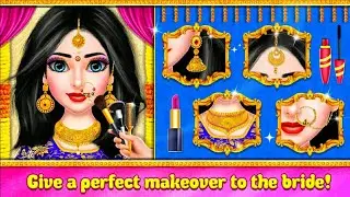 Trending Bride Makeover || Latest Wedding Makeup || @StylishGamer | Bridal Jewellery game video 2021