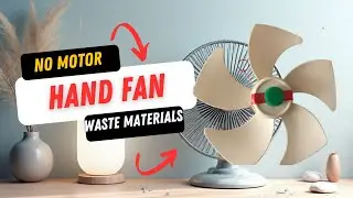 How to Make Hand Fan at Home | Reuse Waste Material | DIY Craft Idea | Best out of waste projects
