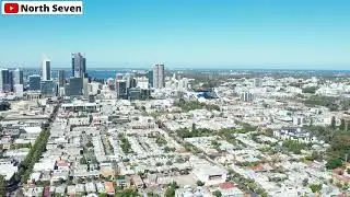 Drone view, Highgate, Western Australia, Perth