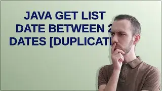 Java get list date between 2 dates