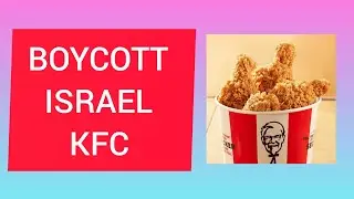 Kfc is in boycott list