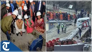 Uttarkashi Tunnel Collapse | Rescue teams prepare protection umbrella to safeguard trapped workers