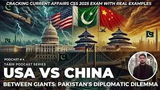 USA vs China - Pakistan&rsquo;s Diplomatic Dilemma & Foreign Policy Strategy 2025 Current Affairs CSS Exam