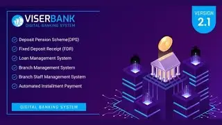 ViserBank - Digital Banking System Php Script Free Download || How to Make Banking Website