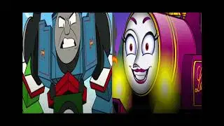 Trains formers 4 cursed lady track arachnis vs Thomas spider robot op Thomas prime rosimus prime is 