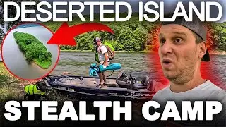 Camping on a DESERTED ISLAND