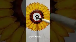 Let's paint a sunflower 🌻