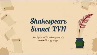 Language Analysis of Shakespeare's Sonnet 17 | IBornot2B