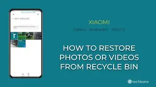 How to Restore Photos or Videos from Recycle bin - Xiaomi Gallery [Android 11 - MIUI 12]