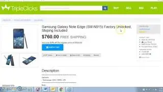 Samsung Galaxy Note Edge SM N915 Factory Unlocked, For Sale