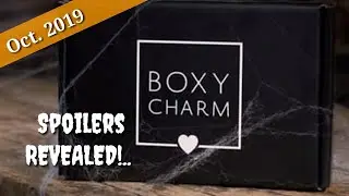 BoxyCharm October 2019 Box Variations/ Spoilers REVEALED!