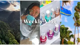 Weekly Vlog | Nail Transformation & Glam Hair: Follow-Up Appointment | Harease .W.