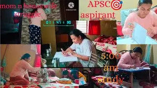 i woke up at 5 am ⏰ to study for APSC exam 2025 early morning to afternoon honest routine #aspirent