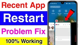 recent app restart problem | how to solve background app restart problem