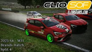 Clio Cup SoF League | S4 2025 - Week 11 | Brands Hatch | Split 4