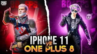 60FPS vs 90FPS TDM Showdown: iPhone 11 vs OnePlus 8 | Most Intense PUBG Mobile Gameplay