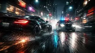 Car Chase Through the City | High-Speed Action Music