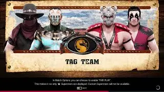 WWE 2K19 - Mortal Kombat - Shao Kahn/Reiko vs. Kotal Kahn/Erron Black - Tag Team Champion Tournament