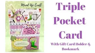 Triple Pocket Card | How To | Easy Cardmaking Ideas | Gift & Card All In One