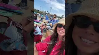 Of course she lasted through ALL of this 😅🤣😍 BEST day ever at VEA Newport Beach #newport #beach