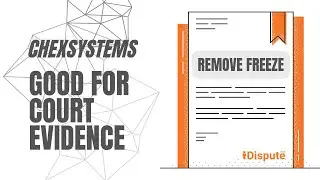 ChexSystems Security Freeze Removal: How to Write a Request Letter - I Dispute