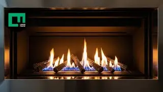 Classic Gas Fireplace: Realistic Flames & Pure Relaxation | LivingFrame