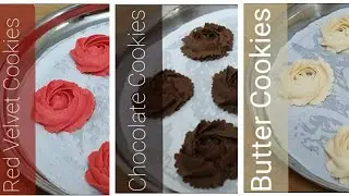 Butter Cookies 3-Ways With one Dough | Eggless | Without Oven |By Faria's Kitchen