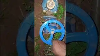 Closing a water valve without causing water hammer. #bigpipes #highpressure #operationandmaintenace