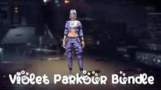 VIOLET PARKOUR BUNDLE FREE FIRE OP BUNDLE.