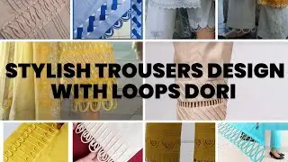Trousers design with loops Dori ll Beautiful Capri design ll Stylish Capri design for summer 2024