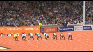 Men's 100m semi -  Athletics - IAAF Diamond League Birmingham 2013