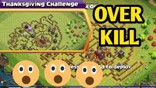 Easily 3 Star Thanksgiving Challenge(Clash of Clans)