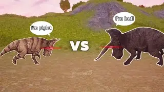 Пахиринозавр против Всех | The Cursed Isle