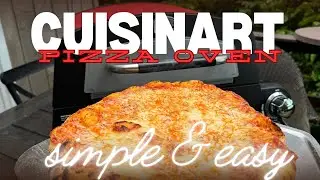 Easy backyard pizza - ￼ Cuisinart pizza oven