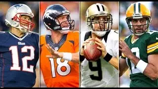 Tom Brady vs Peyton Manning vs Drew Brees vs Aaron Rodgers