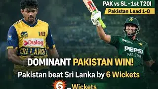 Pakistan Beat Sri Lanka by 6 Wickets | 1st T20I Full Highlights | PAK vs SL