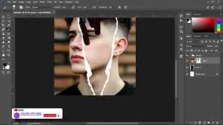 how to make paper torn effect in photoshop | how to create movie poster