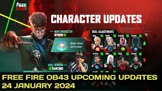 Free Fire OB 43 Upcoming Updates 24 January 2024|JN Utam Gamer