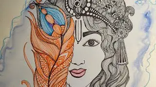Beautiful mandala art .
