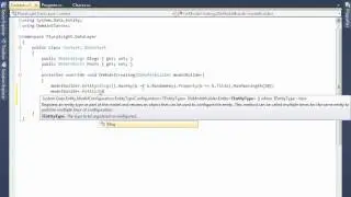 Entity Framework 4.1 Introduction - 12  First look at the Fluent API