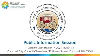 Community Power Public Information Session - September 17, 2024