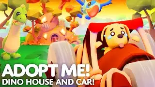 🚘Drive The PREHISTORIC CAR! 🦕Relax In The EXPANDABLE DINO HOME! 🏠Adopt Me! Update Trailer!