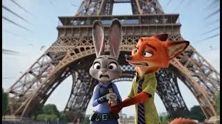 Can the clever fox and lovely bunny save Eiffel Tower!?