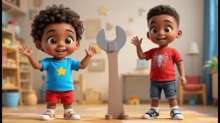 Ocean and Owen Build a Car 🚗 | Kids Learn Car Parts & Tools | Educational Animation